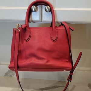 Urban Expressions Red Leather Handbag